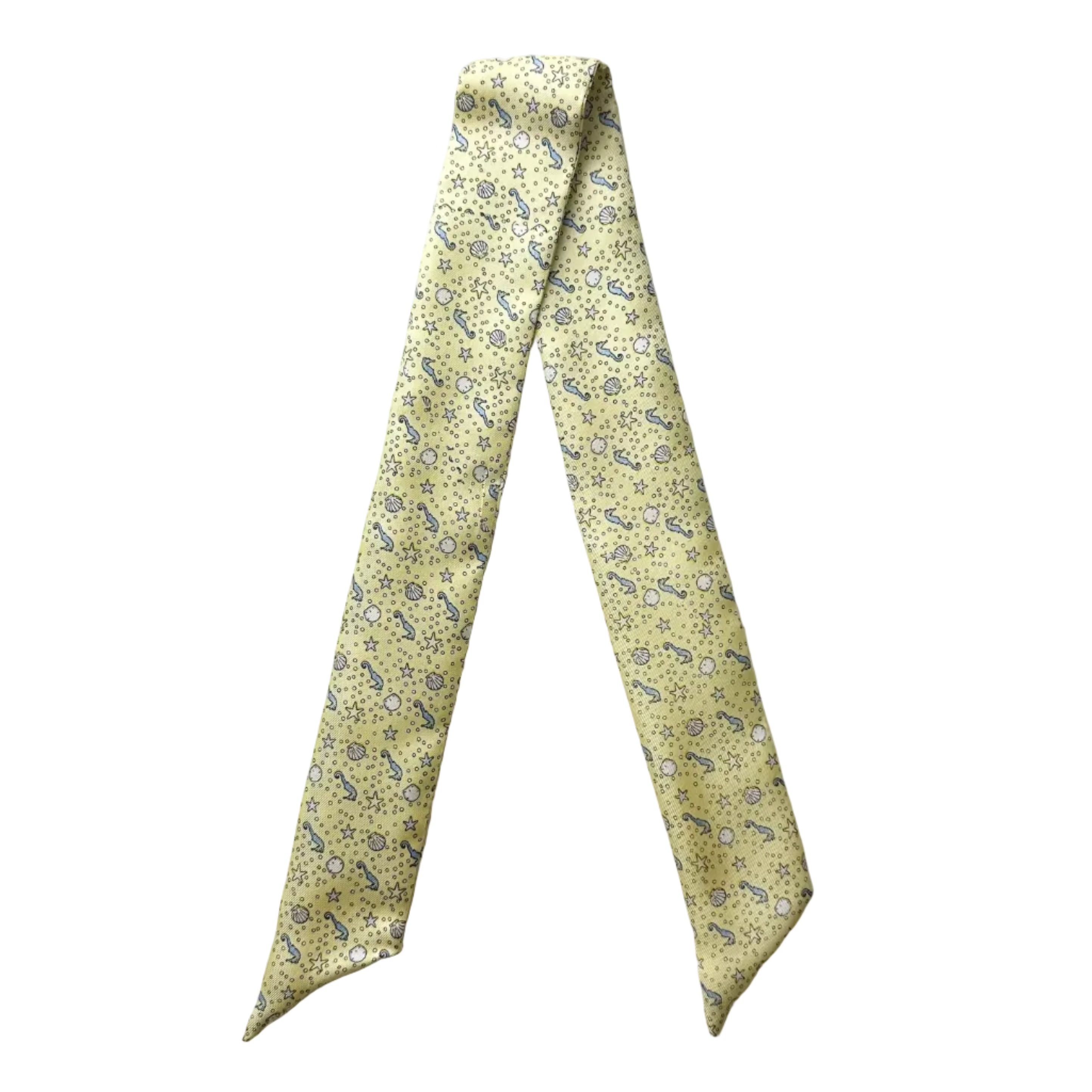 Yellow Sea Critters Silk Twilly