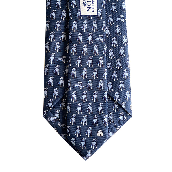 Midnight Navy In the Dog House Tie