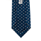 Midnight Navy Mosquito Extra Long Tie