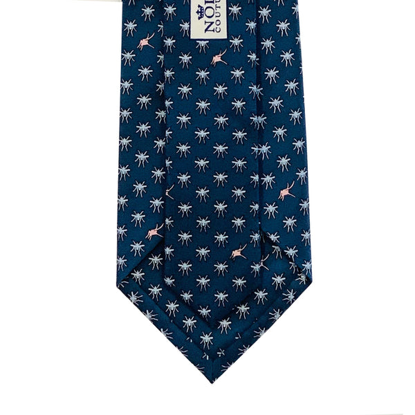 Midnight Navy Mosquito Extra Long Tie