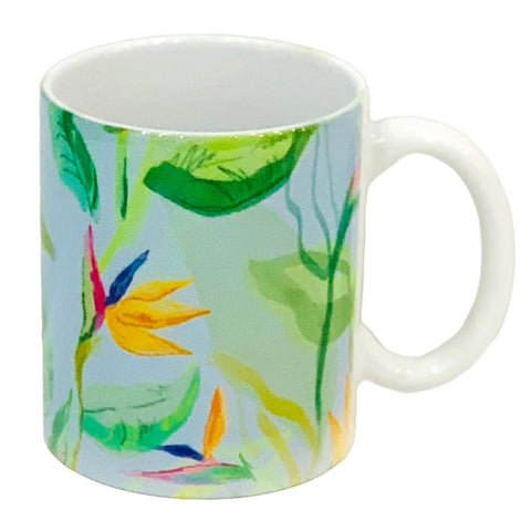 Gulf Blue Bird of Paradise Mug