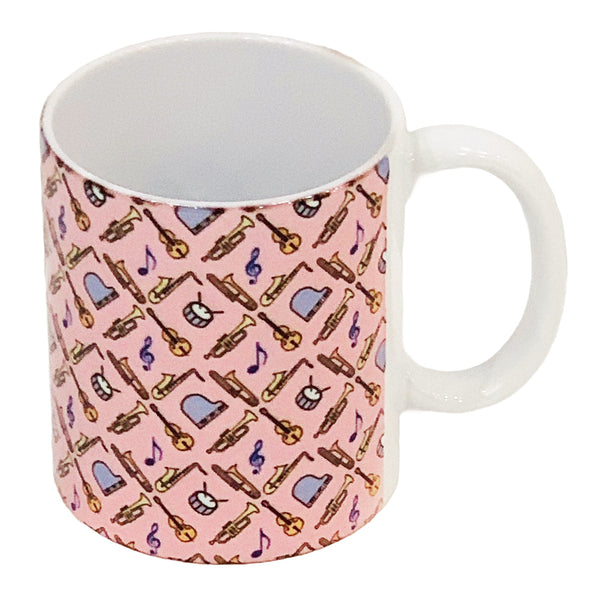 Pontchartrain Pink Jazz Instruments Mug