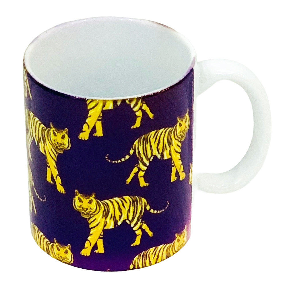 Regal Purple Tiger Mug