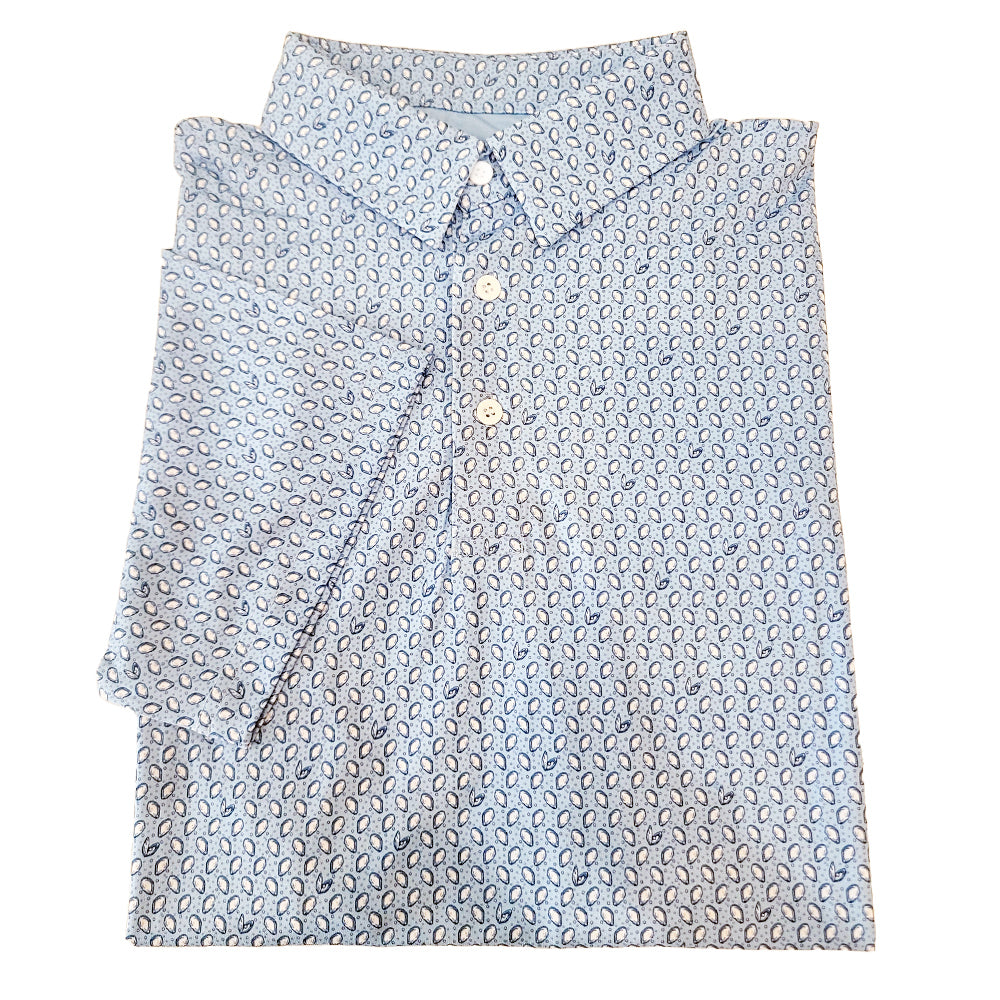 Gulf Blue Oyster Performance Polo