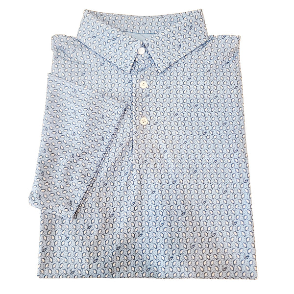Gulf Blue Oyster Performance Polo