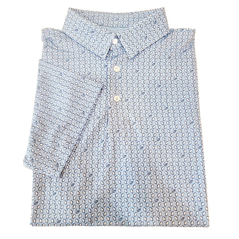 Gulf Blue Oyster Performance Polo