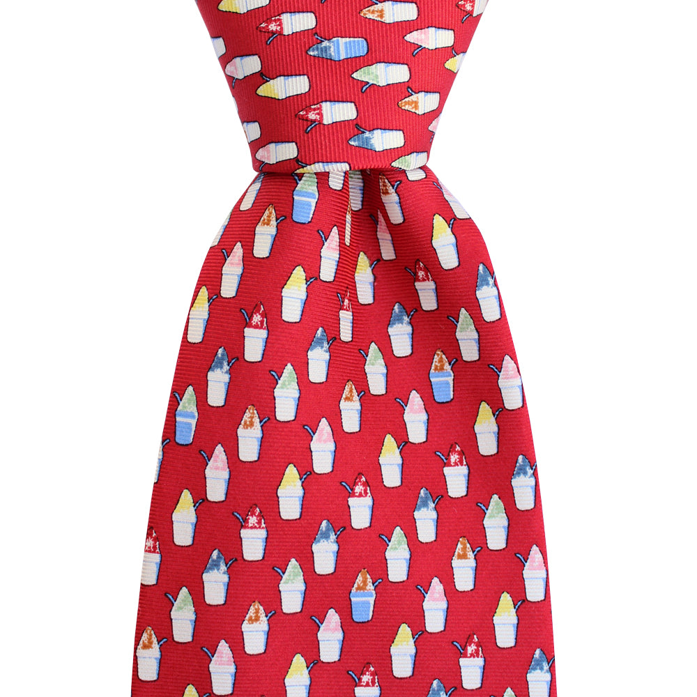 Cayenne Red Snoball Tie