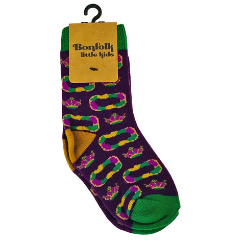 Bonfolk Little Kids King Cake Socks