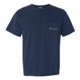 True Navy Louisiana State Seal Short Sleeve Pocket Tee