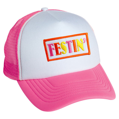 Hot Pink Festin Trucker Hat