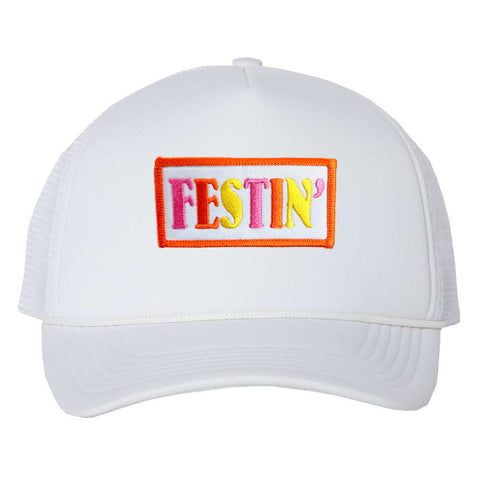 White Festin Trucker Hat