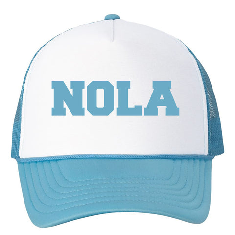 Baby Blue NOLA Trucker Hat