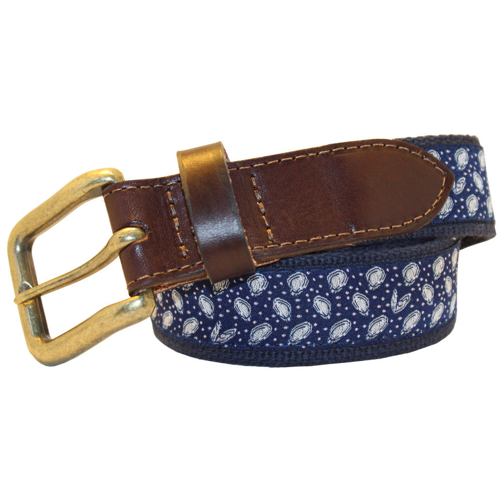 Midnight Navy Mini Gulf Oyster Club Belt