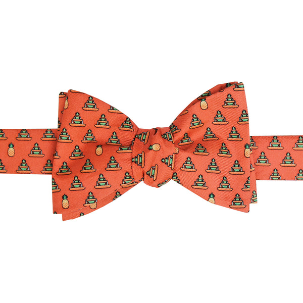 Étouffée Orange Pineapple Fountain Bow Tie