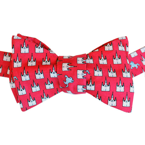 Cayenne Red Boys' Jackson Square Bow Tie