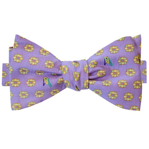 Ash Wednesday Lavender King Cake Bow Tie