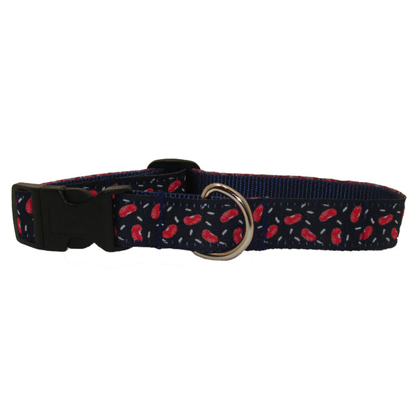 NOLA Navy Red Beans & Rice Dog Collar