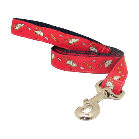 Creole Tomato Red Second Line Dog Leash