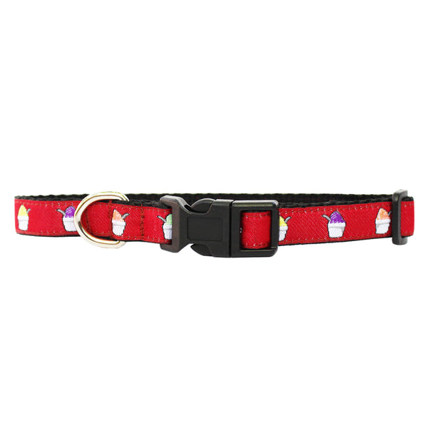 Cayenne Red Extra Small Snoball Dog Collar