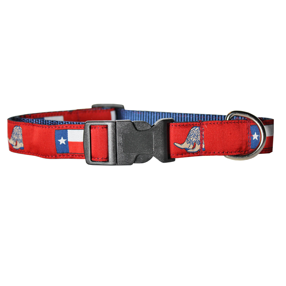 Cayenne Red Texas Dog Collar