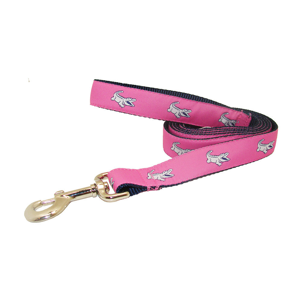 Panama Pink NOLAgator Dog Leash