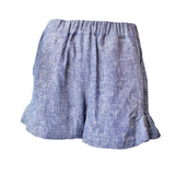 Linen Flounce Shorts