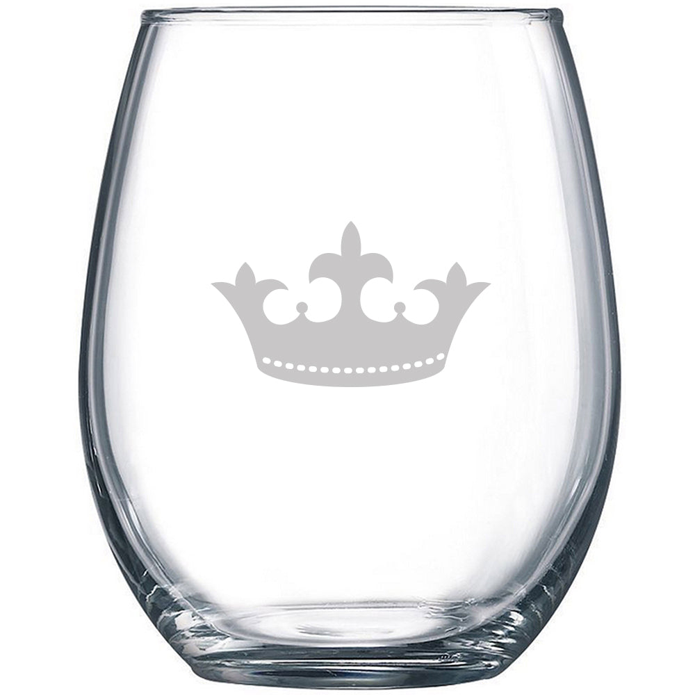 Engraved Classic Contour 350ml Wine Glass
