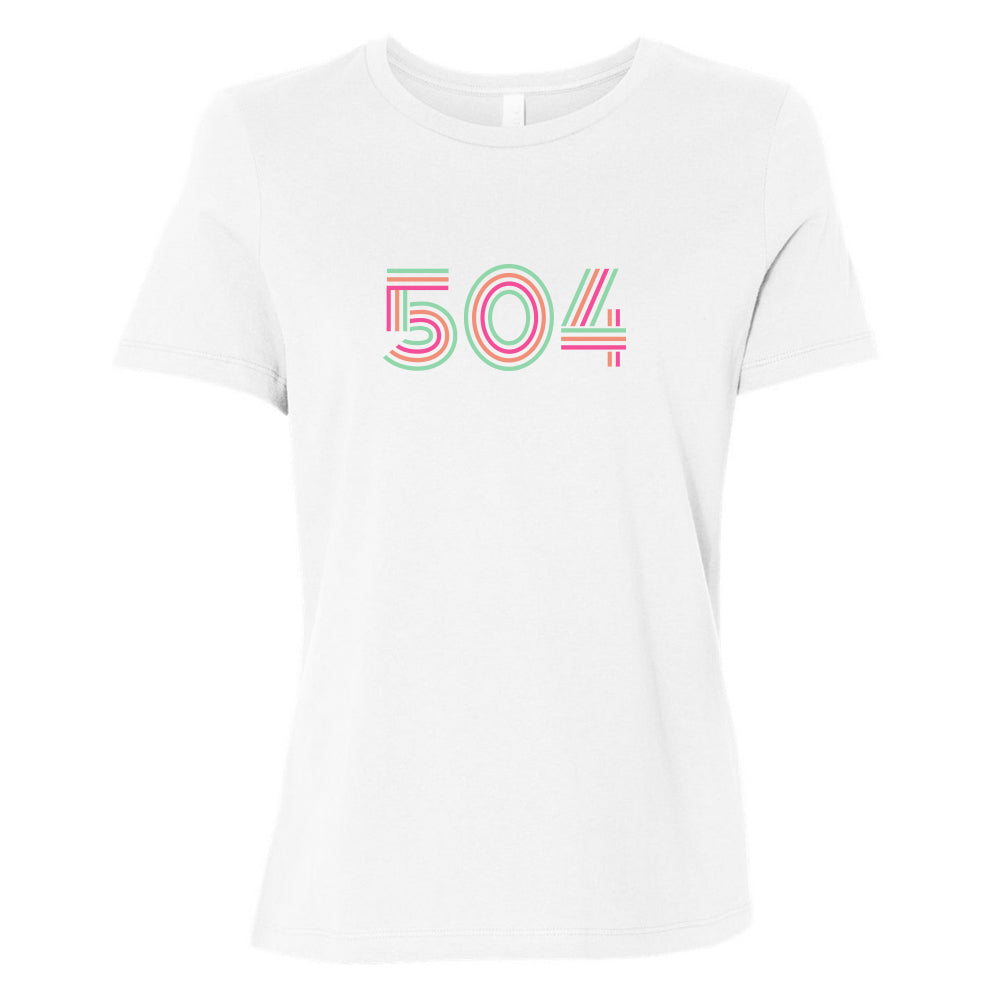 504 White Graphic Tee