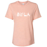 NOLA Oyster Peach Slub Graphic Tee