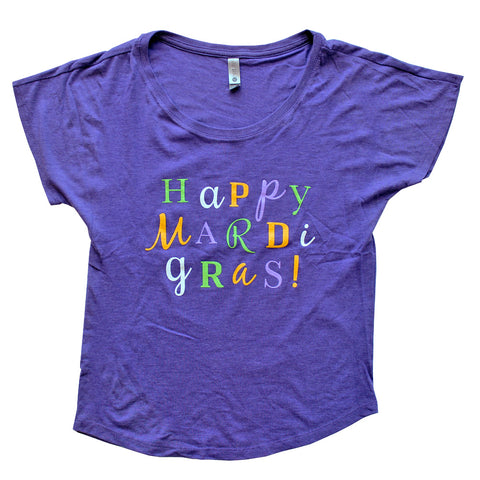 Happy Mardi Gras Graphic Tee