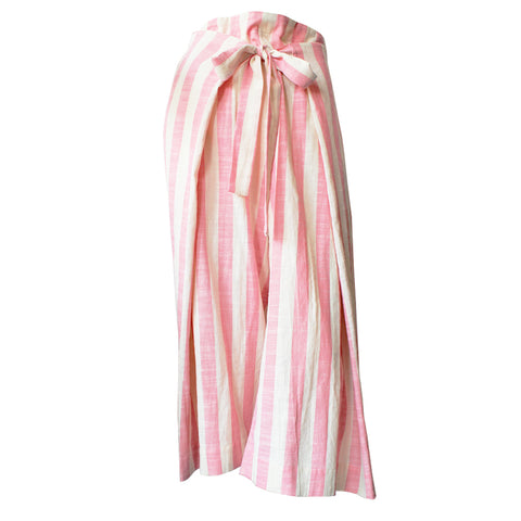 Pink Stripe Kimono Pants