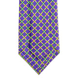 Regal Purple Mardi Gras Beads Boys' Tie