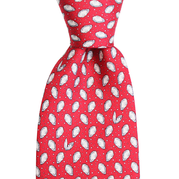 Cayenne Red Mini Gulf Oysters Tie
