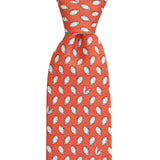 Étouffée Orange Mini Gulf Oyster Skinny Tie