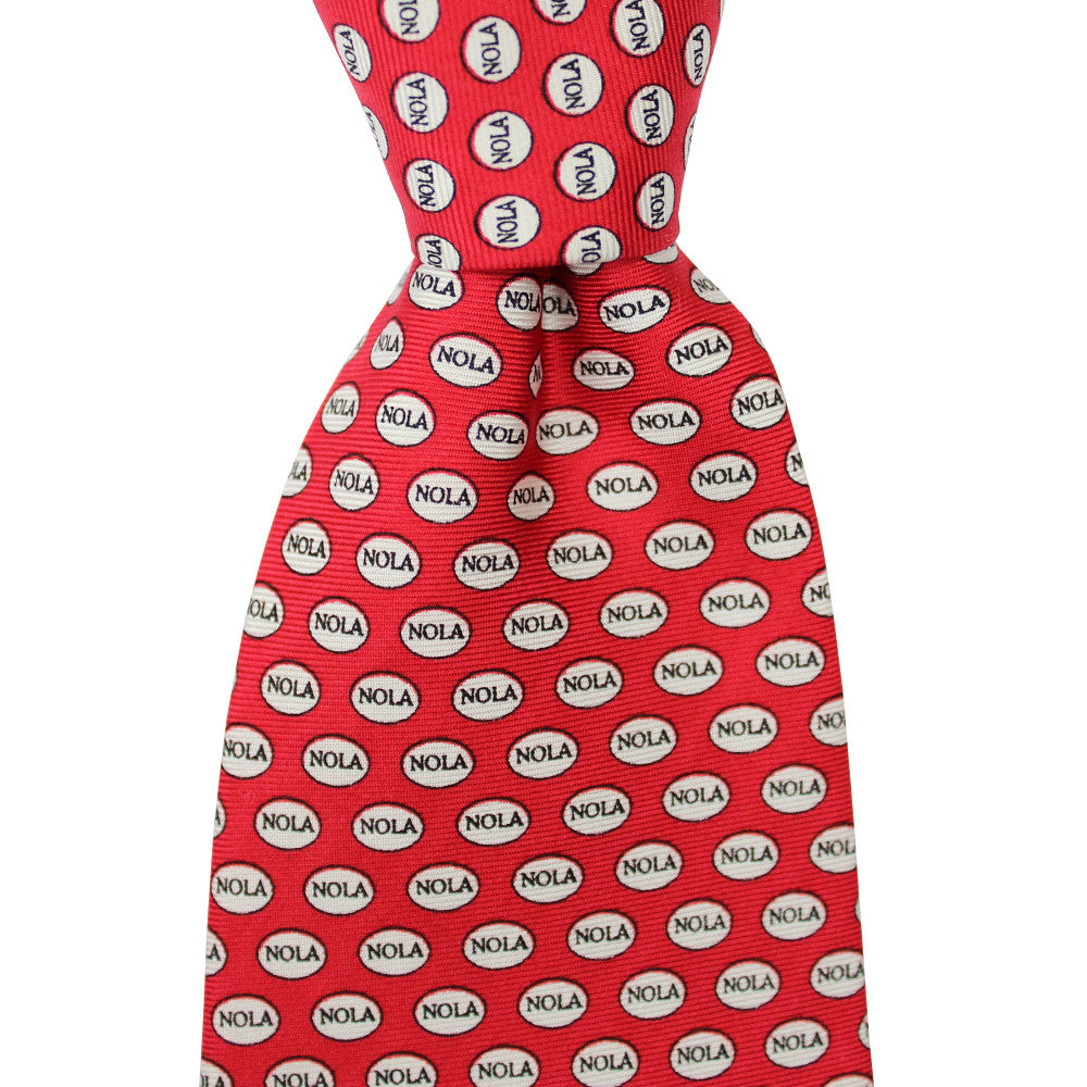 Cayenne Red NOLA Extra Long Tie