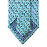 Caribbean Blue NOLAgator Tie