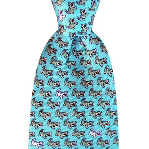 Caribbean Blue Boys' NOLAgator Tie