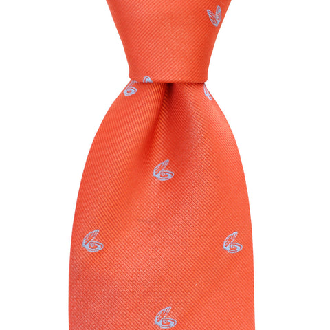 Gulf Oyster Woven Silk Tie