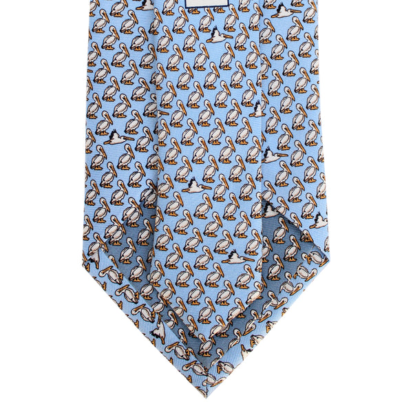 Gulf Blue Pelican Tie
