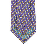 Regal Purple Pelican Skinny Tie