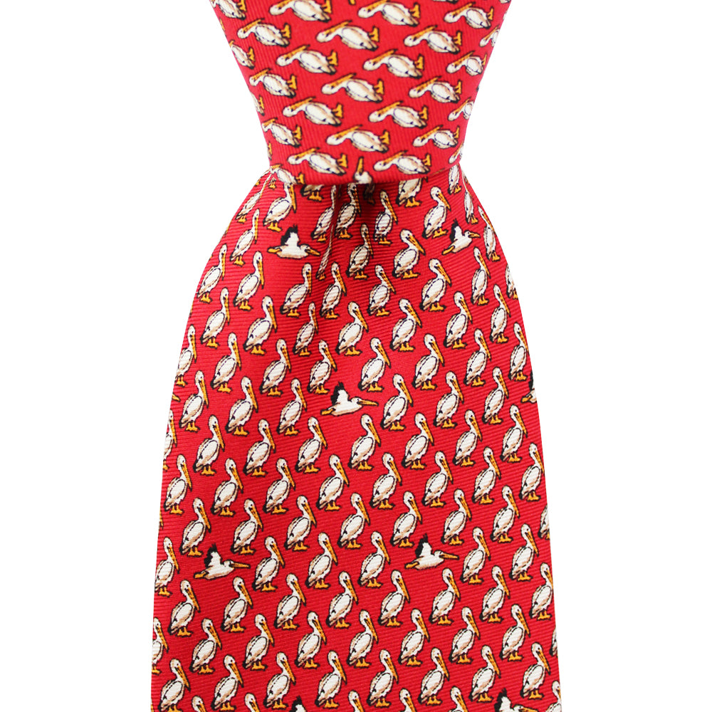 Cayenne Red Pelican Tie