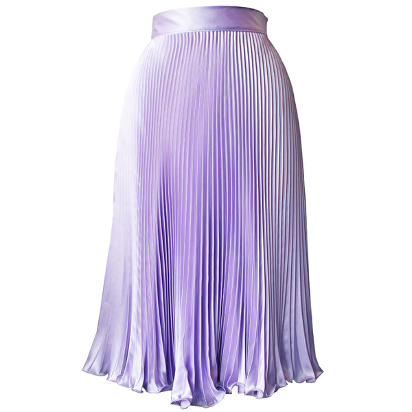 Lilac Pleated Skirt