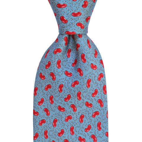 NOLA Navy Red Beans & Rice Extra Long Tie