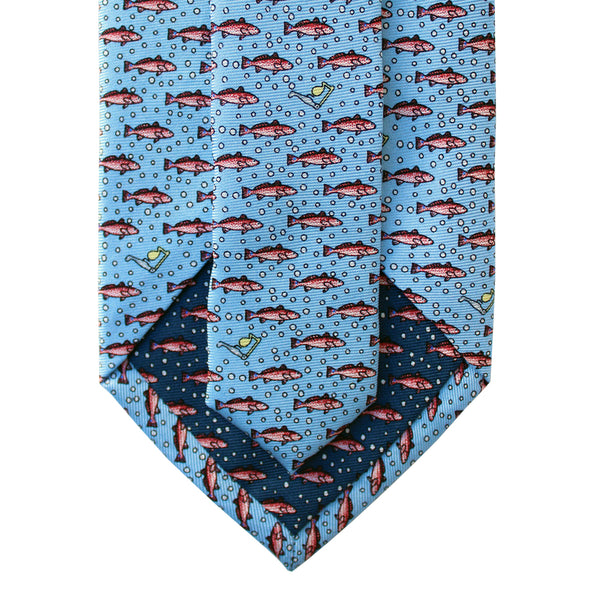 Gulf Red Fish Extra Long Tie