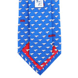 SMU Blue Mustangs Skinny Tie