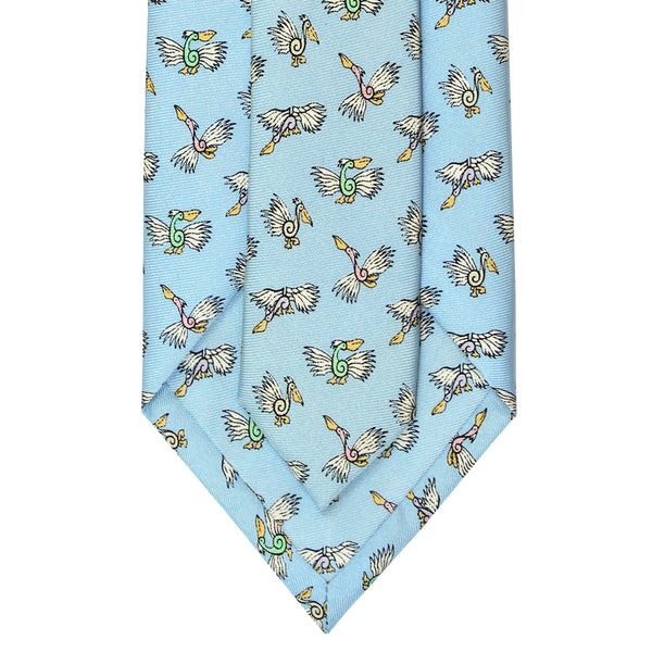 NOLA Couture x Alex Beard Gulf Blue Pelican Tie