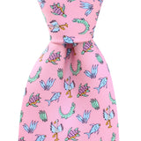 NOLA Couture x Alex Beard Pontchartrain Pink Under The Sea Tie