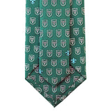 Green Tulane Extra Long Tie