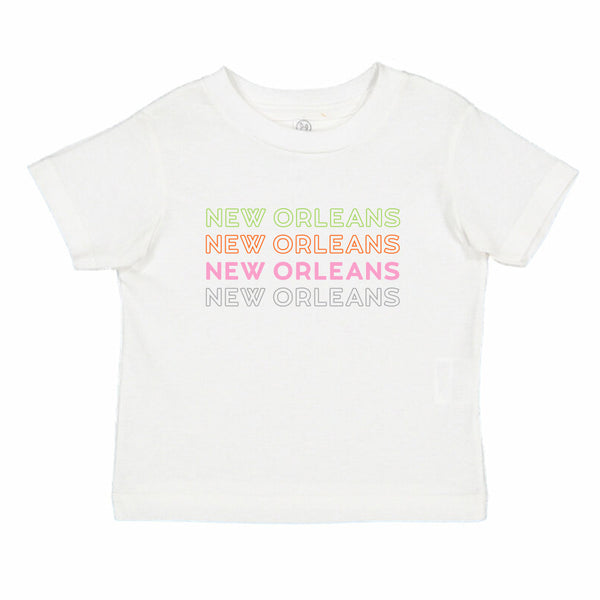 Stacked New Orleans Toddler Tee