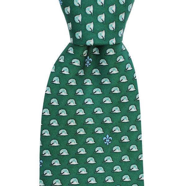 Green Wave Extra Long Tie